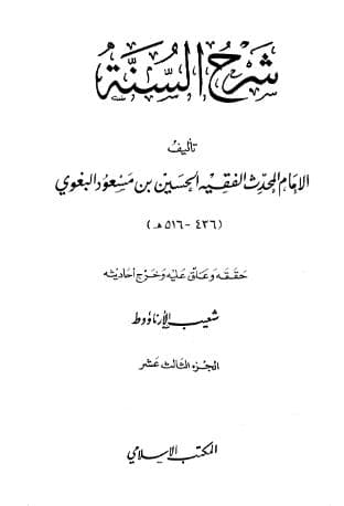 شرح السنة للبغوي (الجزء الثالث عشر)
