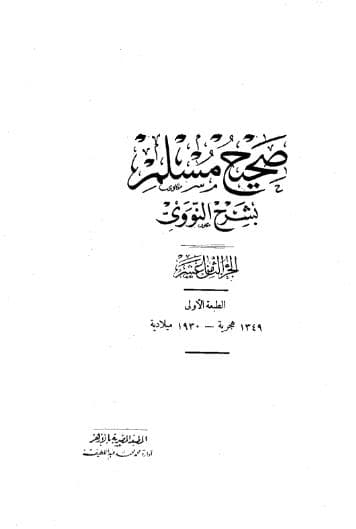 المنهاج في شرح صحيح مسلم (الجزء الثامن عشر)