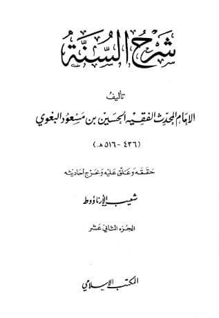 شرح السنة للبغوي (الجزء الثاني عشر)